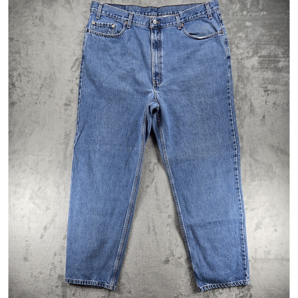 Vintage Levi's 550 Jeans Mens 42x32 Blue Casual Relaxed Straight Leg Denim Pants